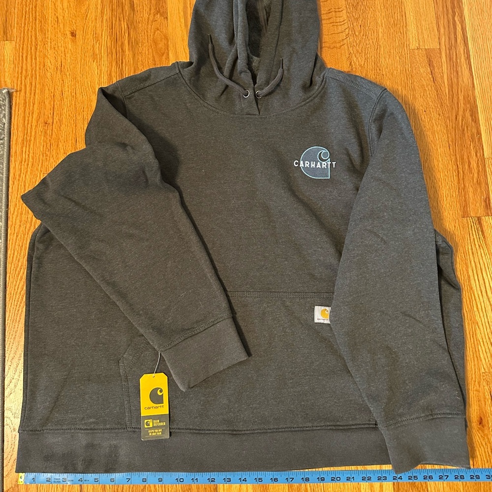 Carhartt Men's Charcoal Hoodie